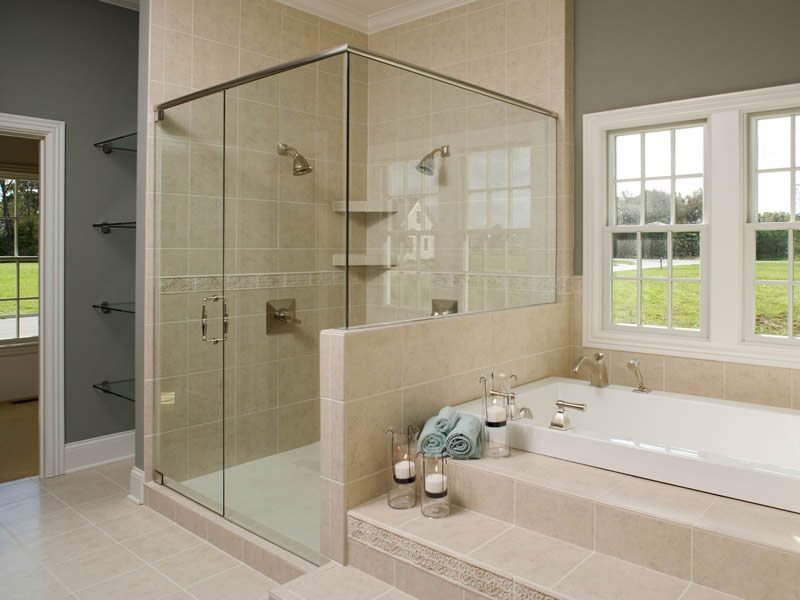 Box em vidro para banheiro em Fazenda Agropecuária Acácia