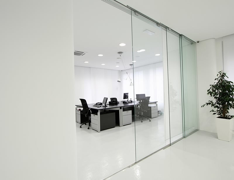 Divisórias em vidro em Jardim Florence
