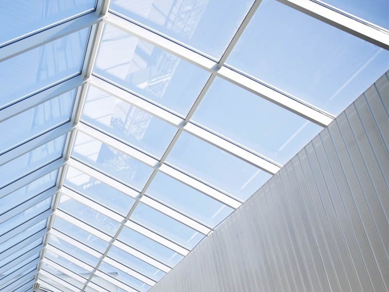 Cobertura de vidro em Cabras